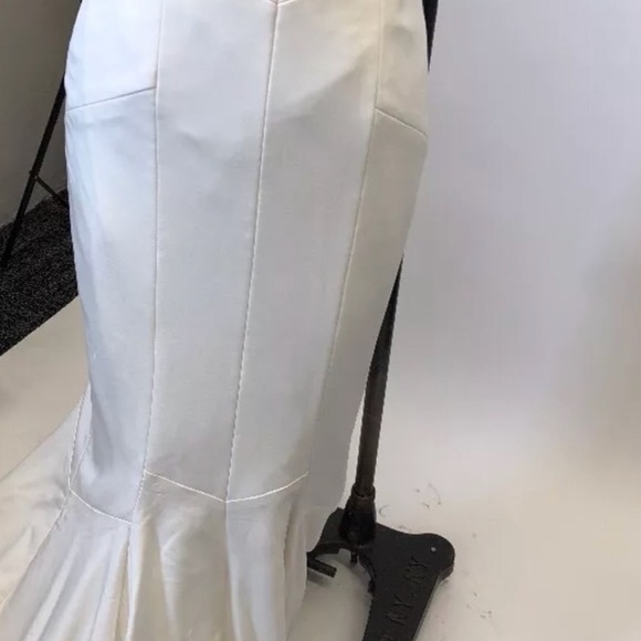 BHLDN Nicole Miller Gown “Lauren” Lace Back Bridal Wedding Gown - Picture 5 of 6